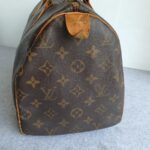 LV Vintage Speedy 30cm Monogram Canvas with Leather and Gold Hardware #OKCT-3 - Image 7