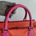 Loewe Amazona Tri-color Goat Skin with Silver Hardware #GLRUL-4 - Image 19