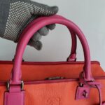 Loewe Amazona Tri-color Goat Skin with Silver Hardware #GLRUL-4 - Image 18