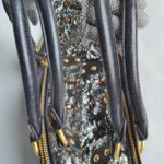 Miu Miu Tote Black/ Silver Sequins with Leather and Gold Hardware #OKYR-5 - Image 20