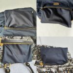 Miu Miu Tote Black/ Silver Sequins with Leather and Gold Hardware #OKYR-5 - Image 23