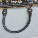 Miu Miu Tote Black/ Silver Sequins with Leather and Gold Hardware #OKYR-5 - Image 18