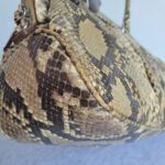 Prada Tote Brown Snake Skin with Silver Hardware #GLRCU-2 - Image 15
