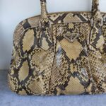 Prada Tote Brown Snake Skin with Silver Hardware #GLRCU-2 - Image 3