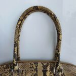 Prada Tote Brown Snake Skin with Silver Hardware #GLRCU-2 - Image 19
