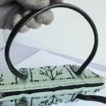 Prada Vintage Small Blue Tote Satin Beads Details and Silver Hardware #GLRUO-2 - Image 19