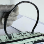 Prada Vintage Small Blue Tote Satin Beads Details and Silver Hardware #GLRUO-2 - Image 18