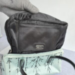 Prada Vintage Small Blue Tote Satin Beads Details and Silver Hardware #GLRUO-2 - Image 26