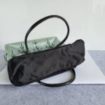 Prada Vintage Small Blue Tote Satin Beads Details and Silver Hardware #GLRUO-2 - Image 29