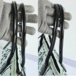 Prada Vintage Small Blue Tote Satin Beads Details and Silver Hardware #GLRUO-2 - Image 20