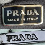 Prada Vintage Small Blue Tote Satin Beads Details and Silver Hardware #GLRUO-2 - Image 22