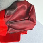 S Ferragamo Vintage Tote Red Satin with Gold Hardware #GLRUO-5 - Image 27