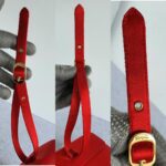 S Ferragamo Vintage Tote Red Satin with Gold Hardware #GLRUO-5 - Image 23