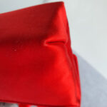 S Ferragamo Vintage Tote Red Satin with Gold Hardware #GLRUO-5 - Image 15