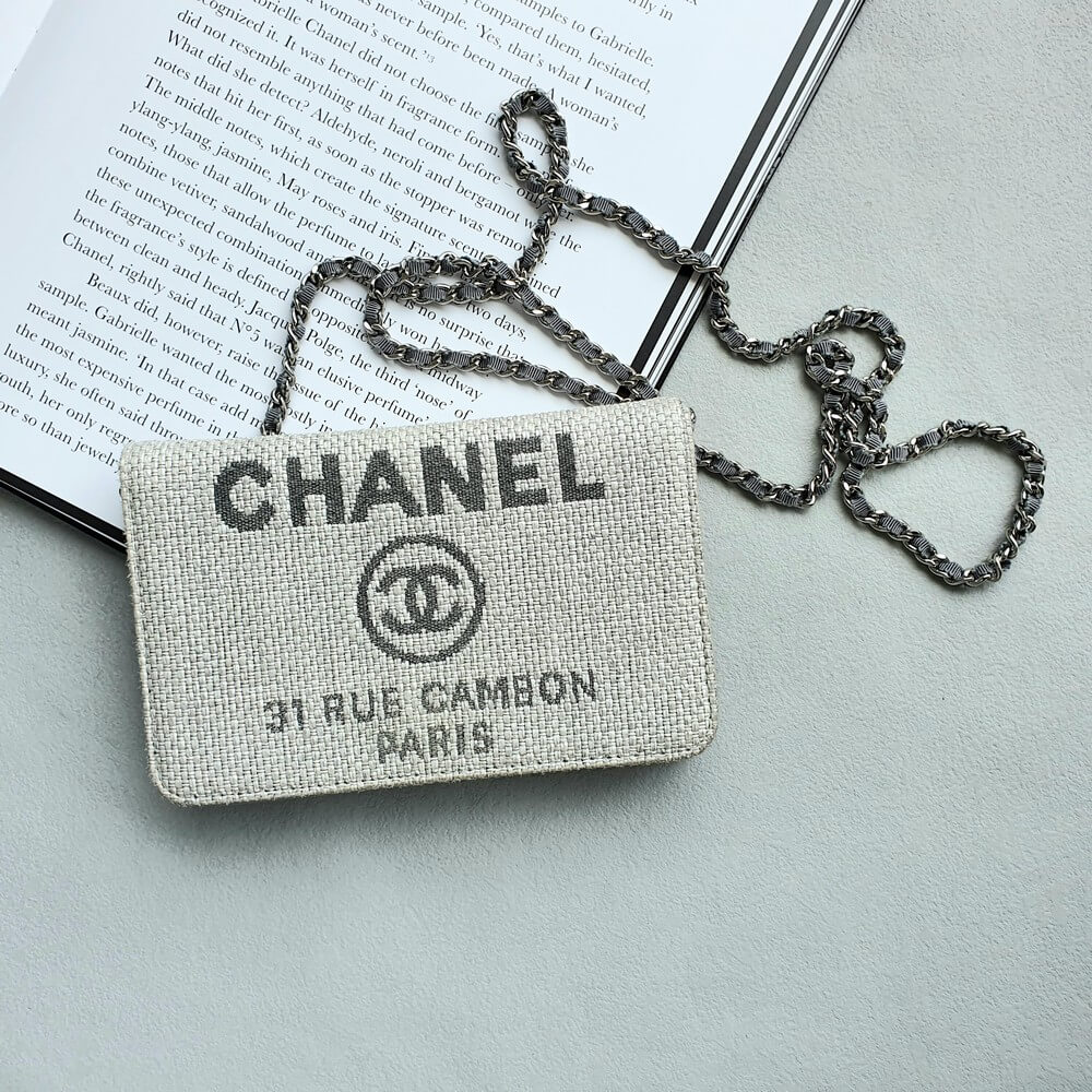 Chanel Deauville Wallet On Chain/Clutch #OKOK-1