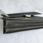 Chanel Document Bag Black Grained Calfskin with Ruthenium Hardware #OKKR-2 - Image 12