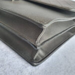 Chanel Document Bag Black Grained Calfskin with Ruthenium Hardware #OKKR-2 - Image 17