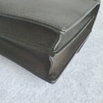 Chanel Document Bag Black Grained Calfskin with Ruthenium Hardware #OKKR-2 - Image 18