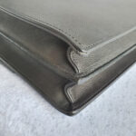 Chanel Document Bag Black Grained Calfskin with Ruthenium Hardware #OKKR-2 - Image 19