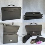 Chanel Document Bag Black Grained Calfskin with Ruthenium Hardware #OKKR-2 - Image 7