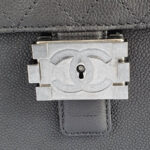 Chanel Document Bag Black Grained Calfskin with Ruthenium Hardware #OKKR-2 - Image 20