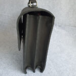 Chanel Document Bag Black Grained Calfskin with Ruthenium Hardware #OKKR-2 - Image 8