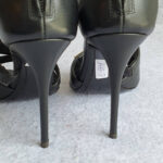 Giuseppe Zanotti Coline Gold Leaf Black Heels Size38 #OKOO-7 - Image 9