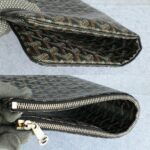 Goyard Clutch Pochette Senat 2 Black Coated Canvas #OYLT-1 - Image 9