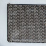 Goyard Clutch Pochette Senat 2 Black Coated Canvas #OYLT-1 - Image 7