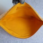 Goyard Clutch Pochette Senat 2 Jaune/Yellow Coated Canvas #OYLT-2 - Image 17