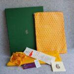 Goyard Clutch Pochette Senat 2 Jaune/Yellow Coated Canvas #OYLT-2 - Image 2