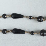 Gucci Clip On Earrings Black Beads and Crystal with Gold Hardware #OKCT-18 - Image 6