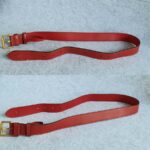 Gucci Marmont Belt/Waist Bag Red Calf Leather with Rustic Gold Hardware #OKRS-1 - Image 14