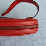 Gucci Marmont Belt/Waist Bag Red Calf Leather with Rustic Gold Hardware #OKRS-1 - Image 11