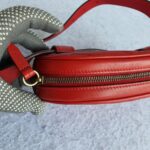 Gucci Marmont Belt/Waist Bag Red Calf Leather with Rustic Gold Hardware #OKRS-1 - Image 10