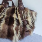 Gucci Pelham Dark Brown/Beige Fur with Leather and Light Gold Hardware #OKYR-10 - Image 4
