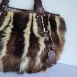 Gucci Pelham Dark Brown/Beige Fur with Leather and Light Gold Hardware #OKYR-10 - Image 6