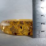 LV Bangle Resin Gold Tone Monogram Inclusion Bangle #OKCT-17 - Image 7