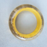 LV Bangle Resin Gold Tone Monogram Inclusion Bangle #OKCT-17 - Image 10