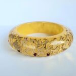 LV Bangle Resin Gold Tone Monogram Inclusion Bangle #OKCT-17 - Image 6