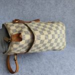 LV Totally PM Damier Azur Coated Canvas with Leather and Gold Hardware #GLRKE-2 - Image 8