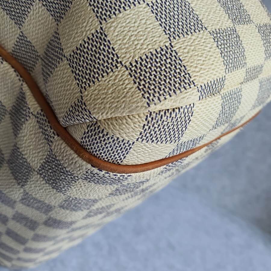 LV Totally PM Damier Azur Coated Canvas with Leather and Gold Hardware  #GLRKE-2 – Luxuy Vintage