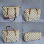 LV Totally PM Damier Azur Coated Canvas with Leather and Gold Hardware #GLRKE-2 - Image 2