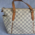 LV Totally PM Damier Azur Coated Canvas with Leather and Gold Hardware #GLRKE-2 - Image 3