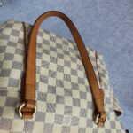 LV Totally PM Damier Azur Coated Canvas with Leather and Gold Hardware #GLRKE-2 - Image 20