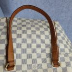 LV Totally PM Damier Azur Coated Canvas with Leather and Gold Hardware #GLRKE-2 - Image 19
