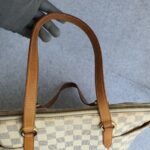 LV Totally PM Damier Azur Coated Canvas with Leather and Gold Hardware #GLRKE-2 - Image 18