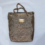 LV Tote Blackgold Fabric with Leather and Gold Hardware #OKYR-8