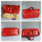 LV Vintage Keepall 55 Red Epi Leather with Gold Hardware #GLRUO-6 - Image 2