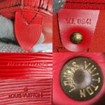 LV Vintage Keepall 55 Red Epi Leather with Gold Hardware #GLRUO-6 - Image 33